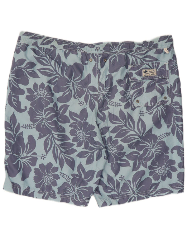Marks & Spencer Bañador para Hombre XL Azul Floral Poliéster