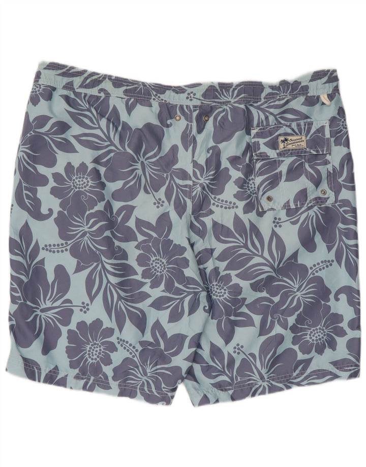 Marks & Spencer Bañador para Hombre XL Azul Floral Poliéster