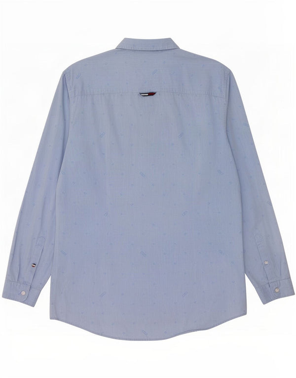 Camisa Tommy Hilfiger Hombre Slim Fit XL Algodón Azul