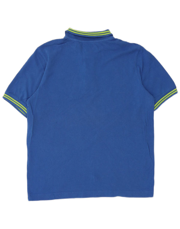 Kappa Polo Hombre Small Azul Rayas Algodón