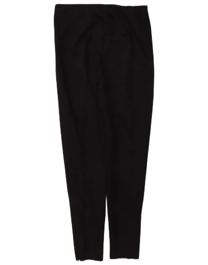 Zara Mujer Pantalón Casual Pitillo Mediano W28 L27 Poliéster Negro