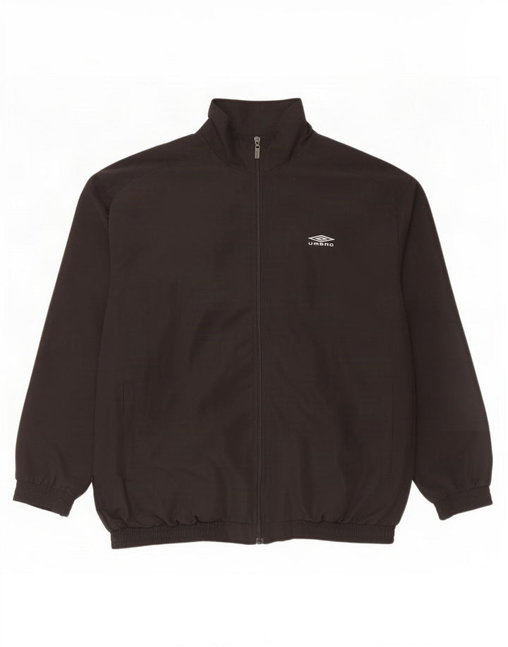 Umbro Hombre Chándal Top Chaqueta XL Negro Poliéster