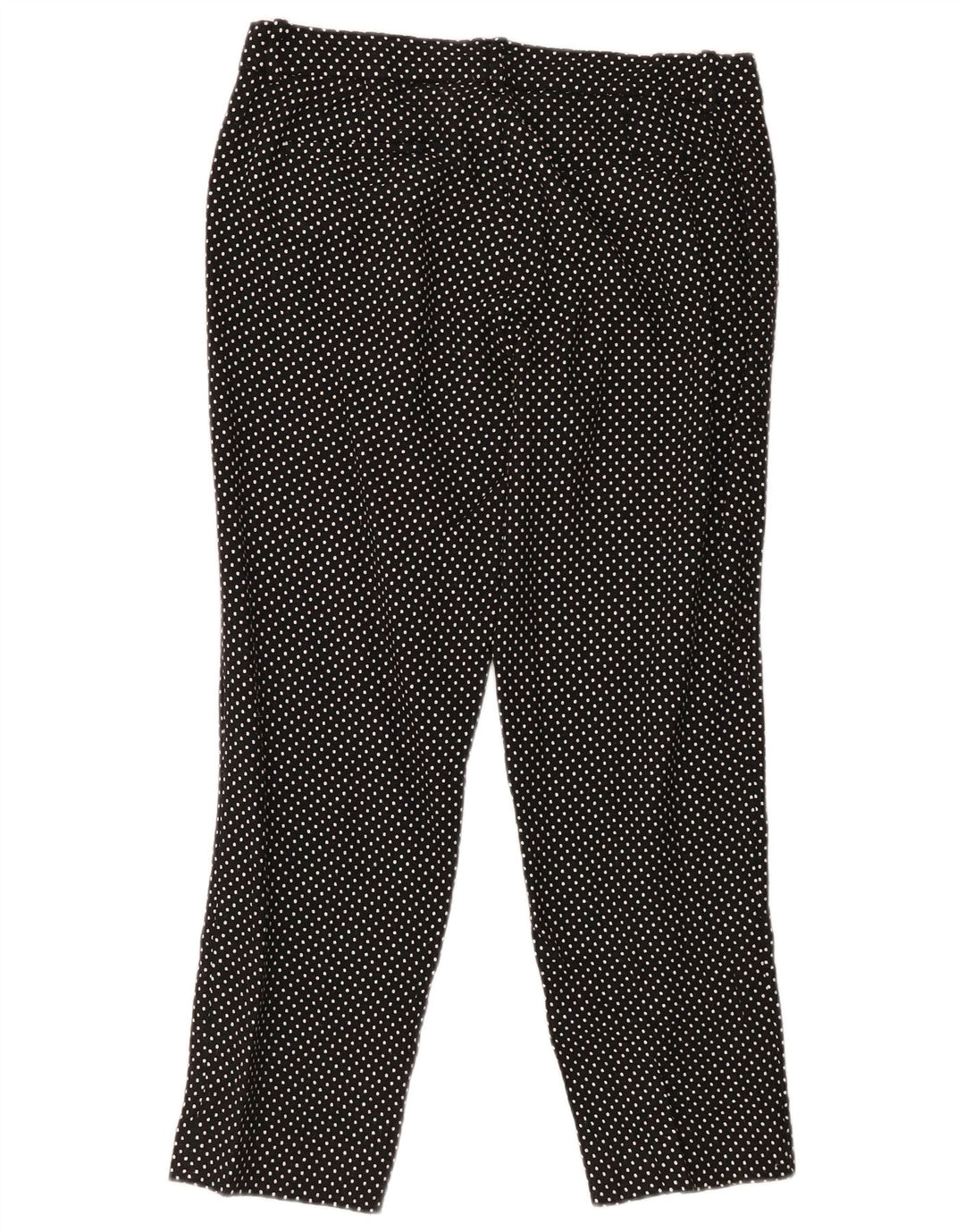 J. CREW Pantalones capri delgados para mujer US 6 Medium W30 L25 Negro manchado