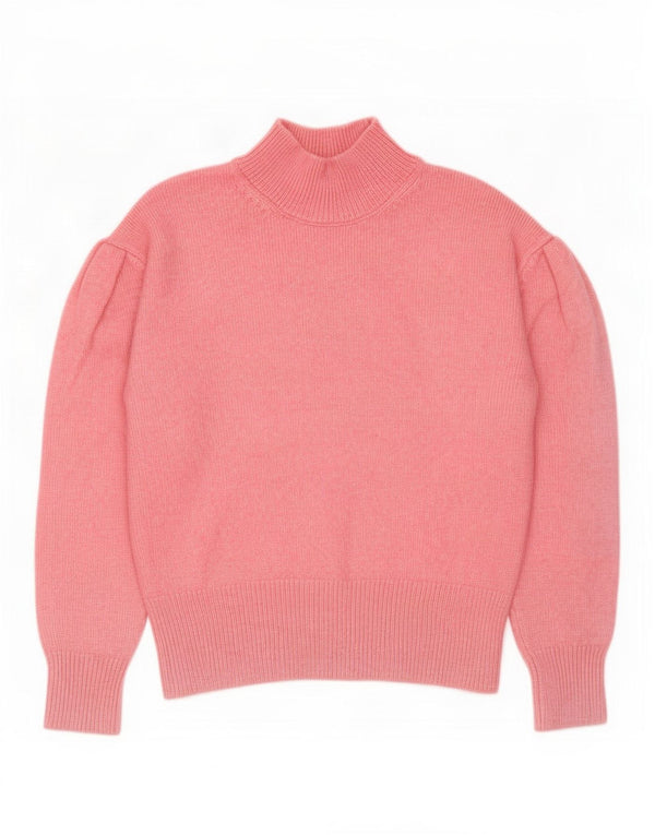Marks & Spencer Suéter con Cuello Alto para Mujer UK 10 Small Pink