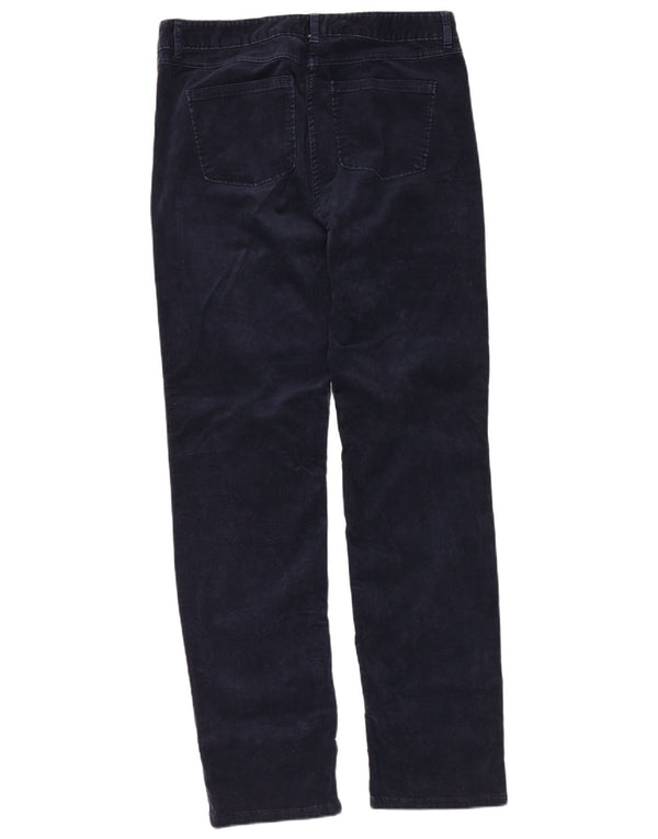 Marks & Spencer Pantalones de pana para mujer UK 40 Large W32 L31 Azul marino