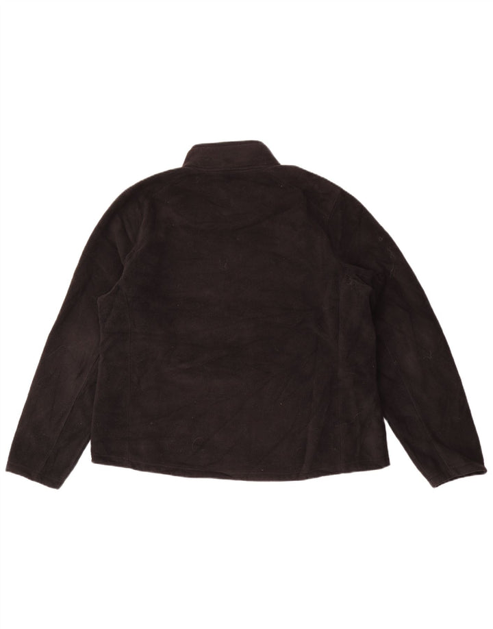Eddie Bauer Chaqueta polar extragrande para mujer UK 18 XL Poliéster negro
