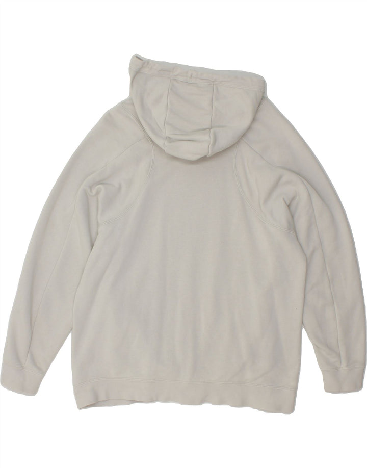 NIKE Womens Oversized Hoodie Jumper UK 14 Medium Grey Vintage Nike and Second-Hand Nike from Messina Hembry 