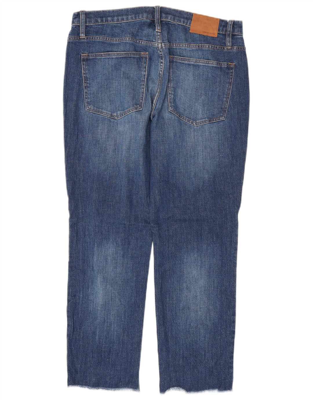 J. CREW Vaqueros rectos para mujer W30 L27 Algodón azul
