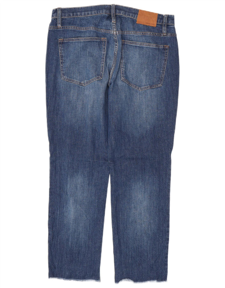 J. CREW Vaqueros rectos para mujer W30 L27 Algodón azul