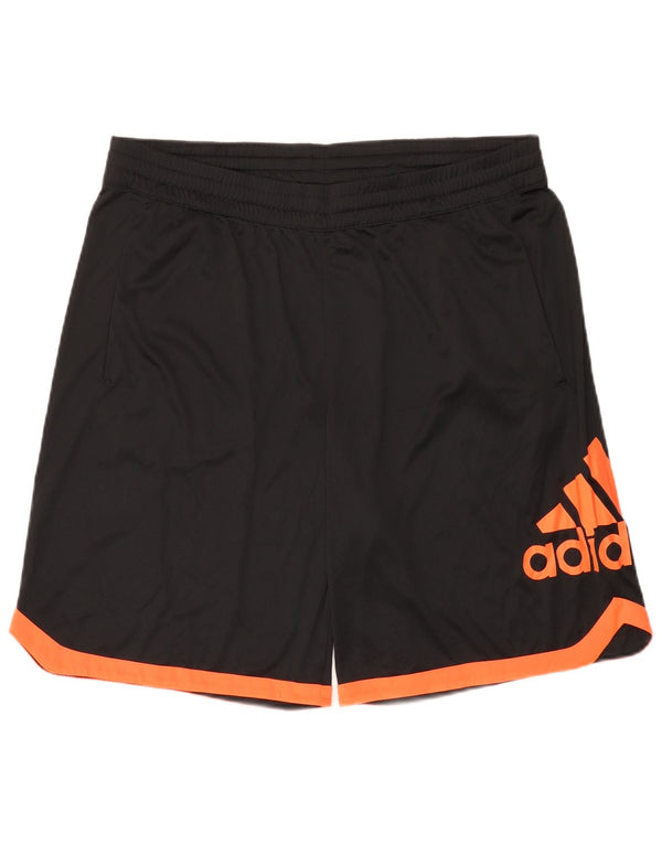 Adidas Pantalones cortos deportivos Aeroready Graphic para hombre XL Poliéster negro