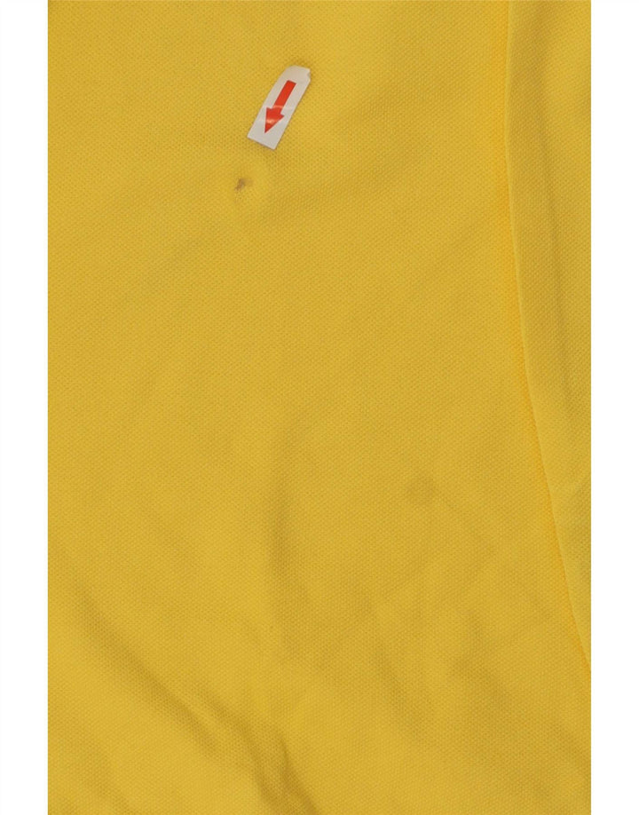 Polo Lotto Hombre Grande Amarillo Algodón