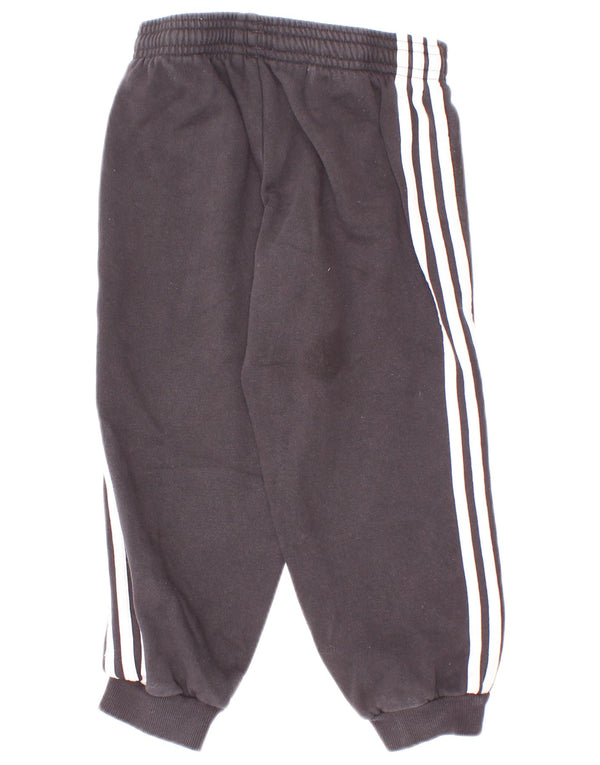 Adidas - Pantalón de chándal para niño (3-4 años, algodón), color negro