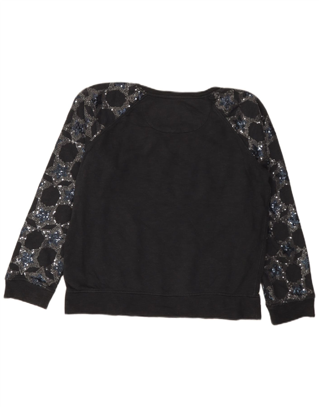 SUPERDRY Sudadera gráfica para mujer Jumper UK 46 Large Black Cotton