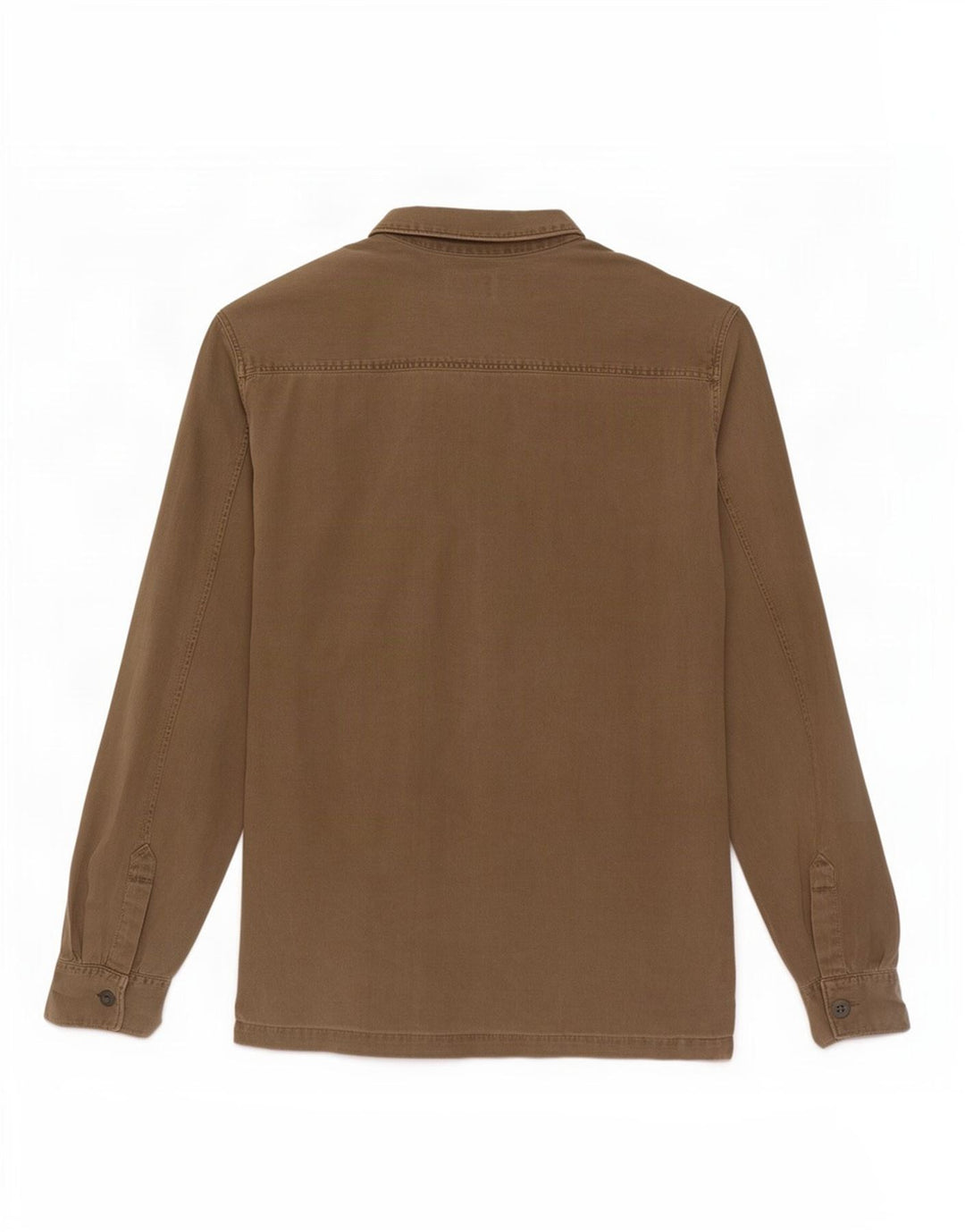 Camisa All Saints Hombre Grande Caqui Algodón