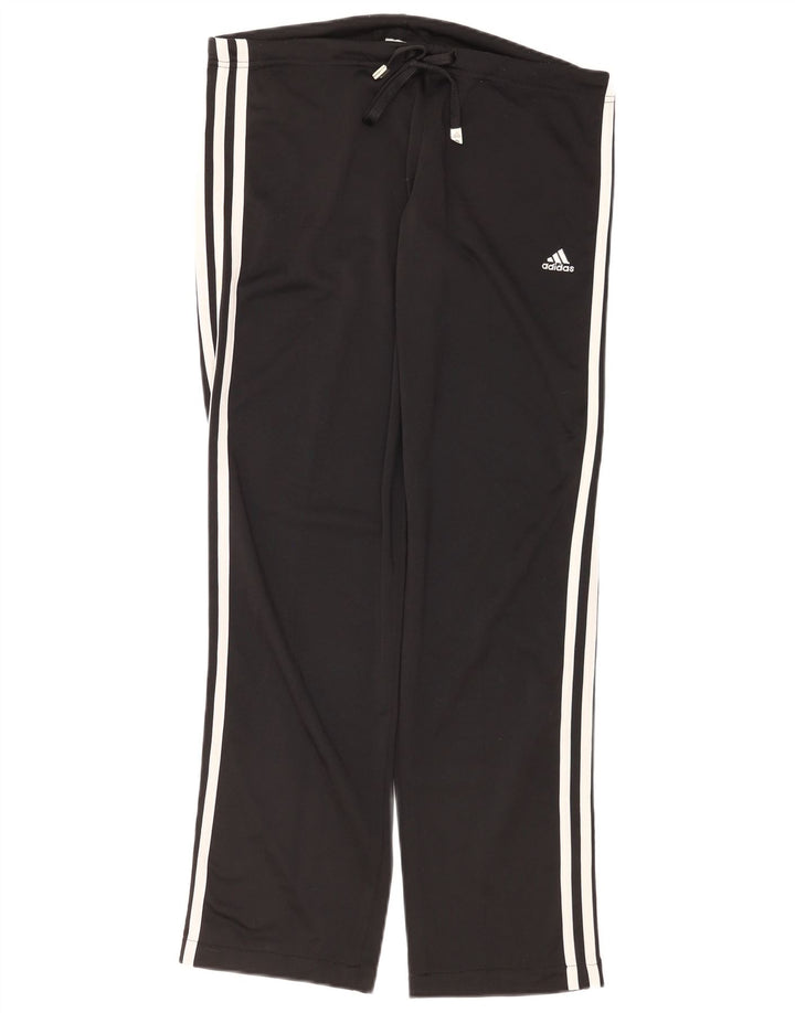 Adidas Pantalones de chándal para hombre UK 36/38 Small Negro Poliéster