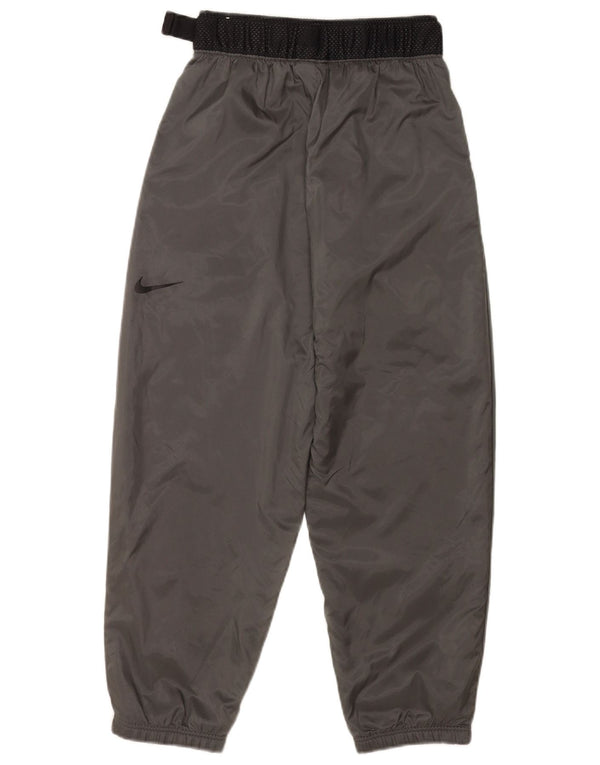 Nike Mujer Chándal Pantalones Joggers UK 4 XS Gris Poliéster