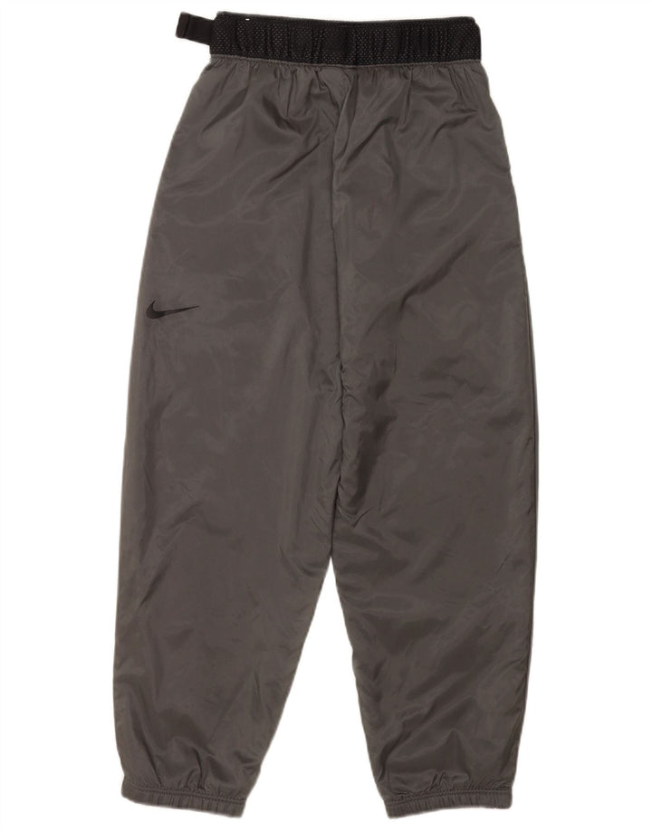 Nike Mujer Chándal Pantalones Joggers UK 4 XS Gris Poliéster