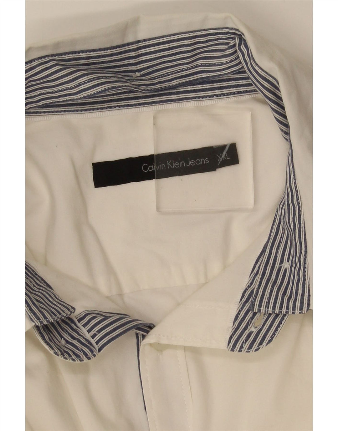 Camisa Calvin Klein Jeans Hombre 2XL Blanco
