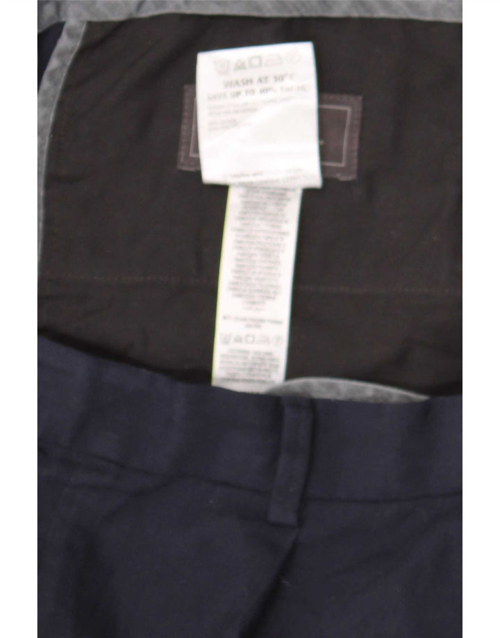 Marks & Spencer Pantalón de traje de corte regular para hombre W36 L31 Lana azul marino