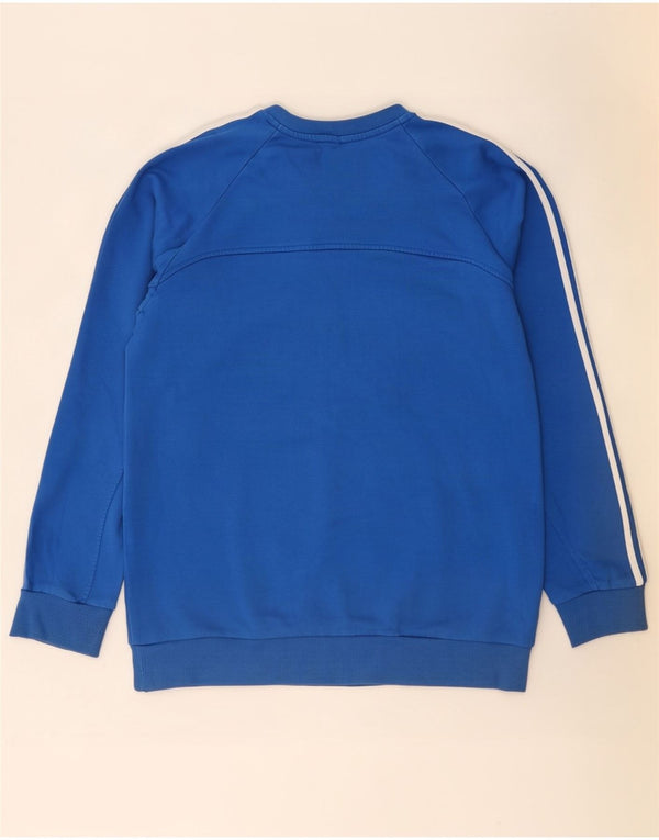 Adidas Mens Sweatshirt Jumper Large Blue Cotton