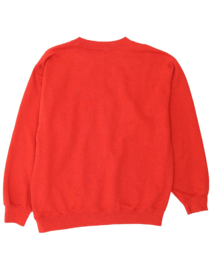 Timberland - Sudadera gráfica para hombre, jersey pequeño de algodón rojo