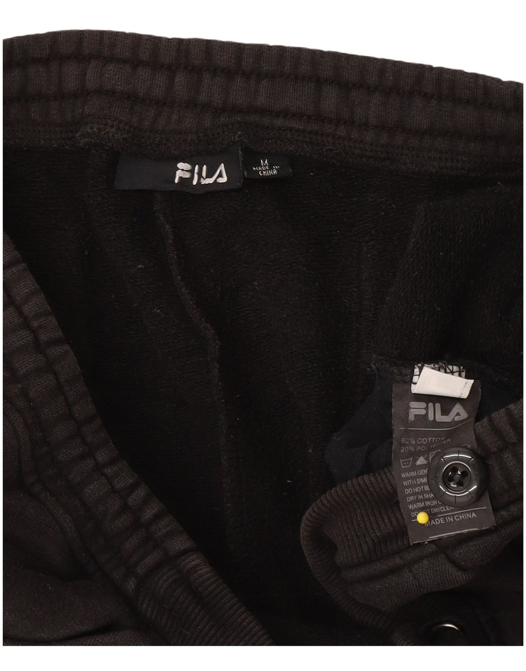 Fila Pantalones de chándal para mujer UK 44 Medium Black Cotton