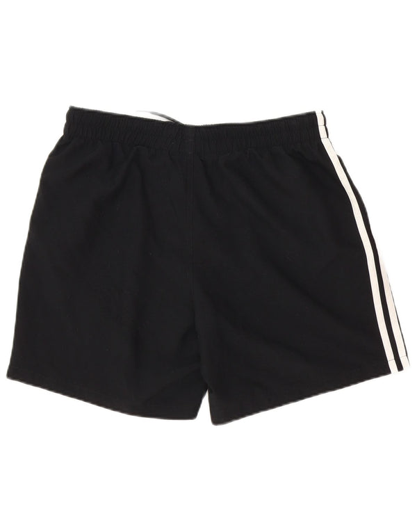 Adidas Hombre Pantalones Cortos Deportivos Mediano Negro Rayas Deportes