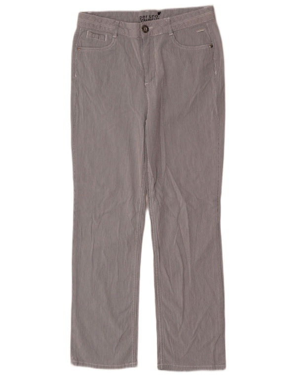 Marks & Spencer Pantalones casuales para mujer UK 10 Small W28 L26 Azul marino