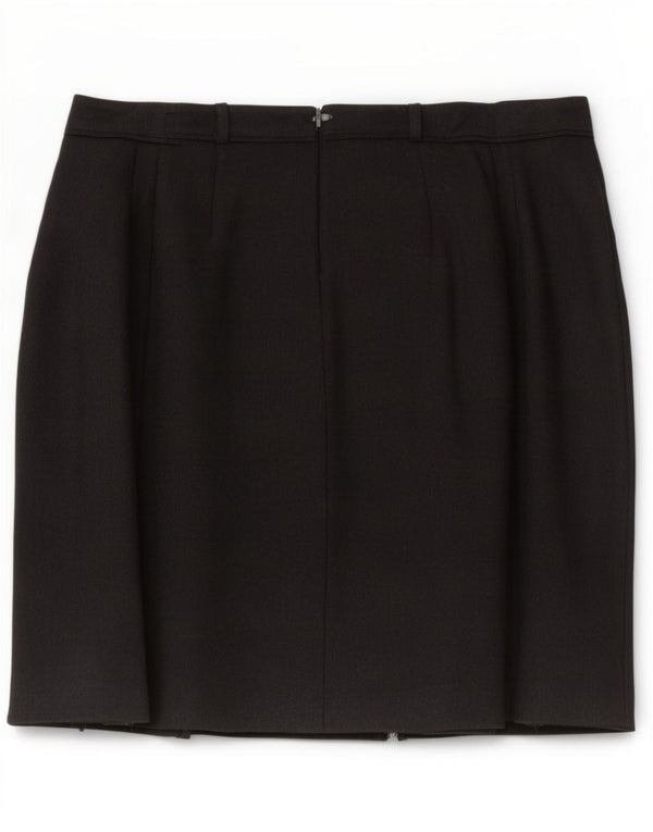 Guess Mujer Falda Lápiz Mediana W30 Poliéster Negro