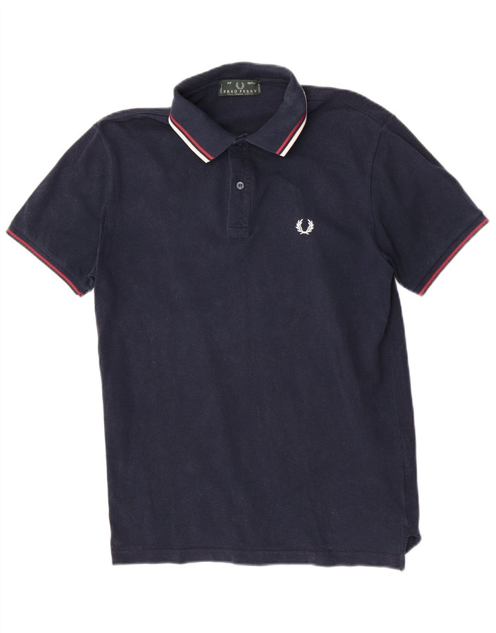 Polo Fred Perry Hombre Algodón Azul Marino Medio