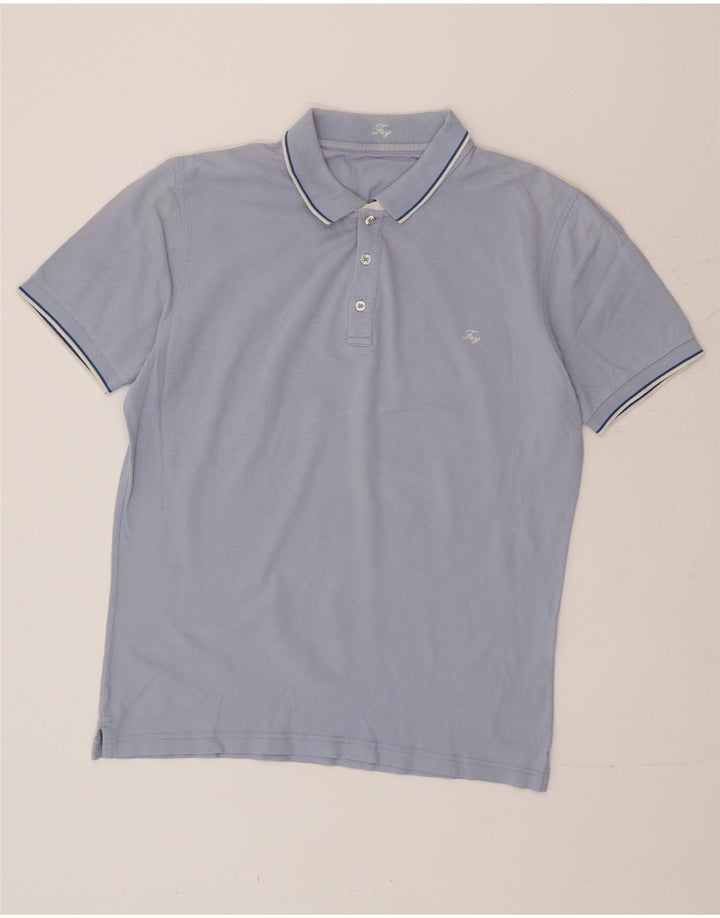 FAY Polo Hombre XL Rayas Azules