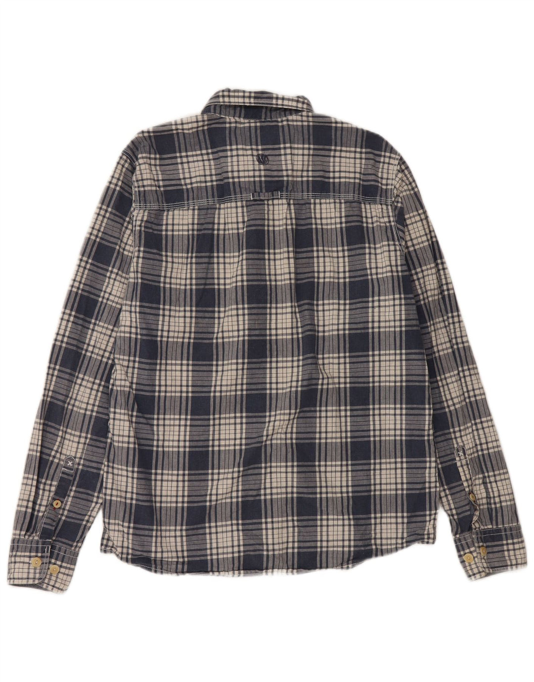 Camisa de corte clásico para hombre de Fat Face de algodón a cuadros en azul marino mediano