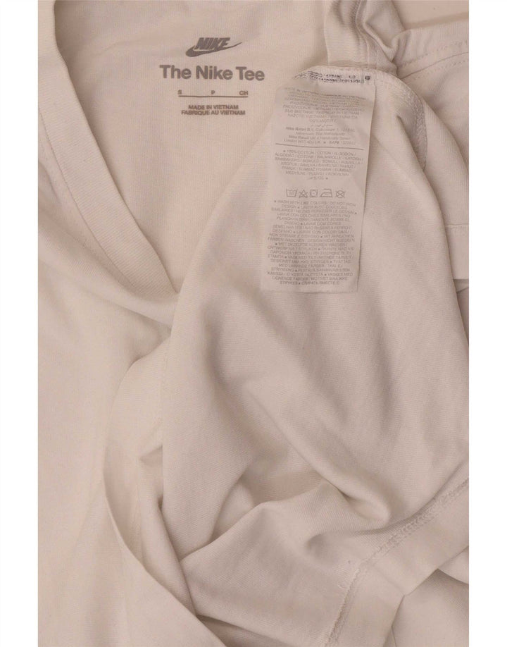 Camiseta Nike Hombre Top Small Blanco Algodón