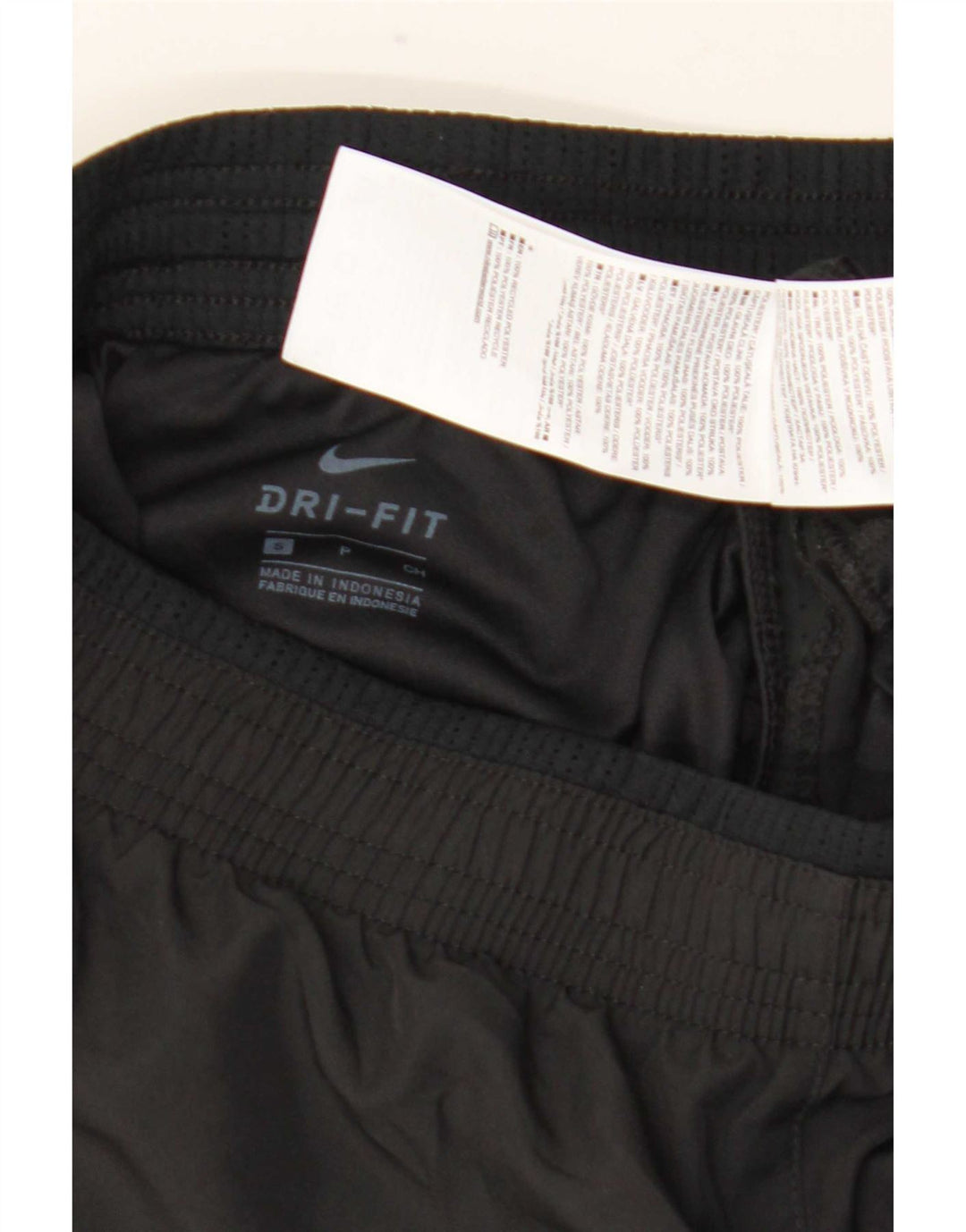 Nike Pantalones cortos deportivos Dri Fit para mujer UK 8 Small Poliéster negro
