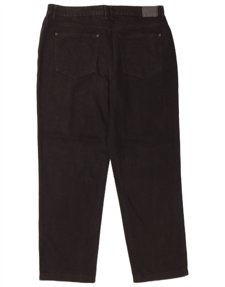 JACK WILLS Vaqueros cónicos para hombre W36 L29 Algodón negro