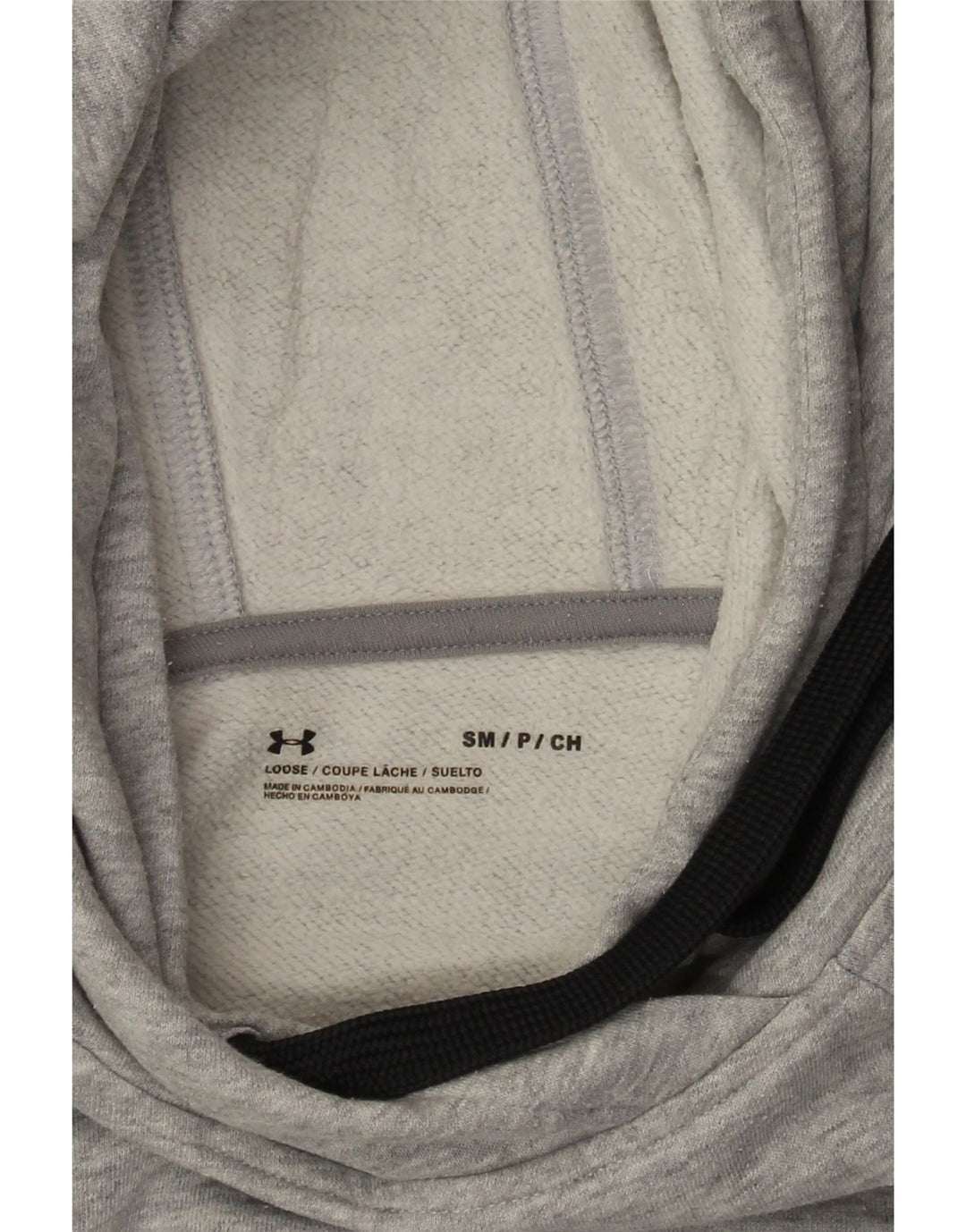 Under Armour Jersey con capucha extragrande para mujer Reino Unido 10 Pequeño gris moteado