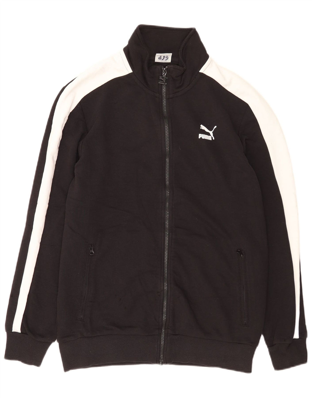 Puma Chaqueta De Chándal Con Estampado Gráfico De Algodón Color Block En Negro Medio Para Hombre