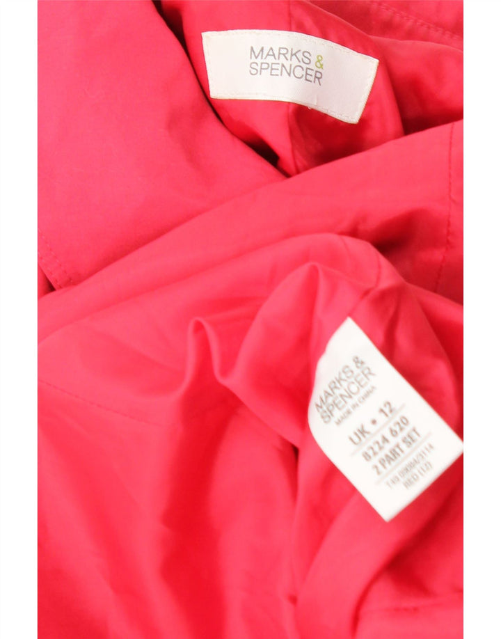 Marks & Spencer Gabardina para mujer UK 40 Poliéster rosa medio