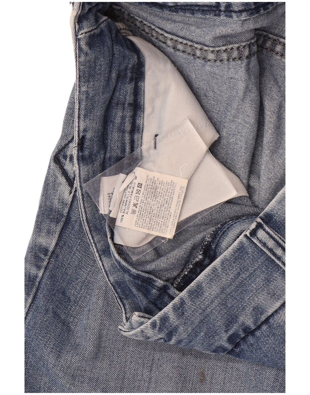 Pantalones Cortos De Mezclilla Diesel Hombre W31 Algodón Azul Medio