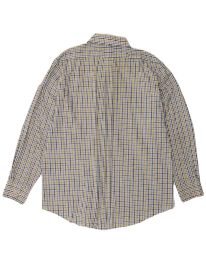Chaps Camisa de ajuste regular para hombre talla 16 1/2 grande algodón a cuadros multicolor