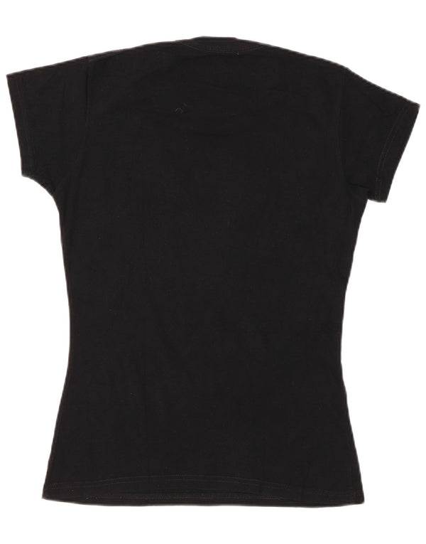 HARD ROCK CAFE Camiseta gráfica Barcelona para mujer Top UK 10 Small Black