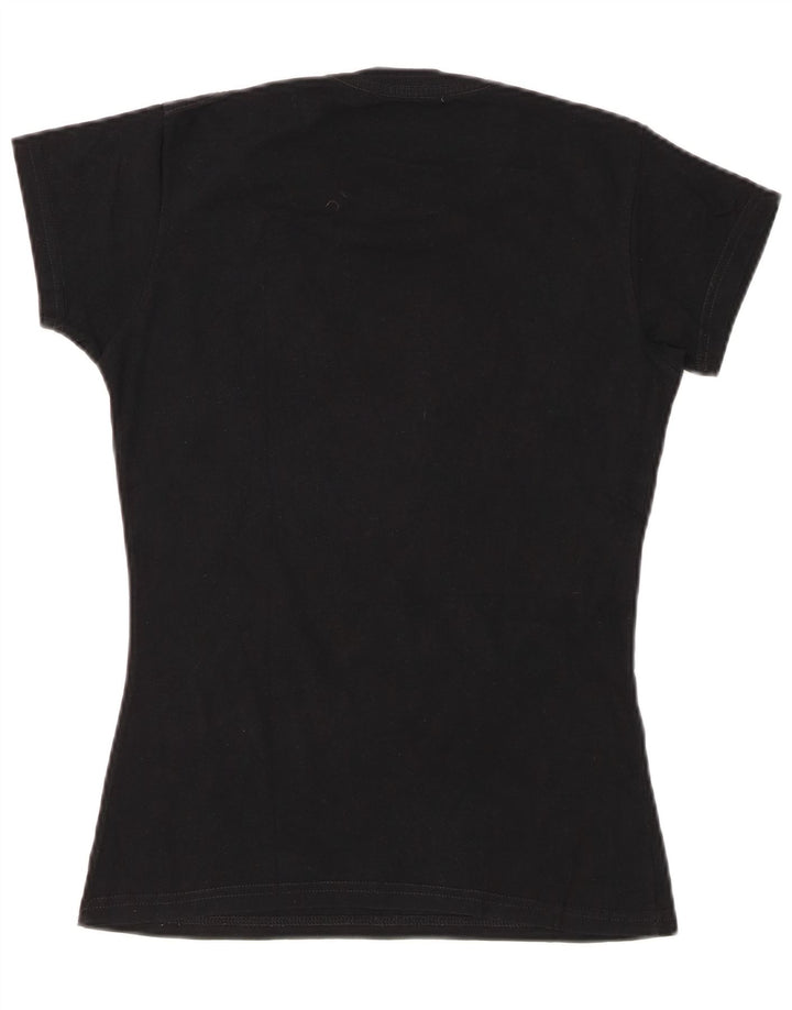 HARD ROCK CAFE Camiseta gráfica Barcelona para mujer Top UK 10 Small Black