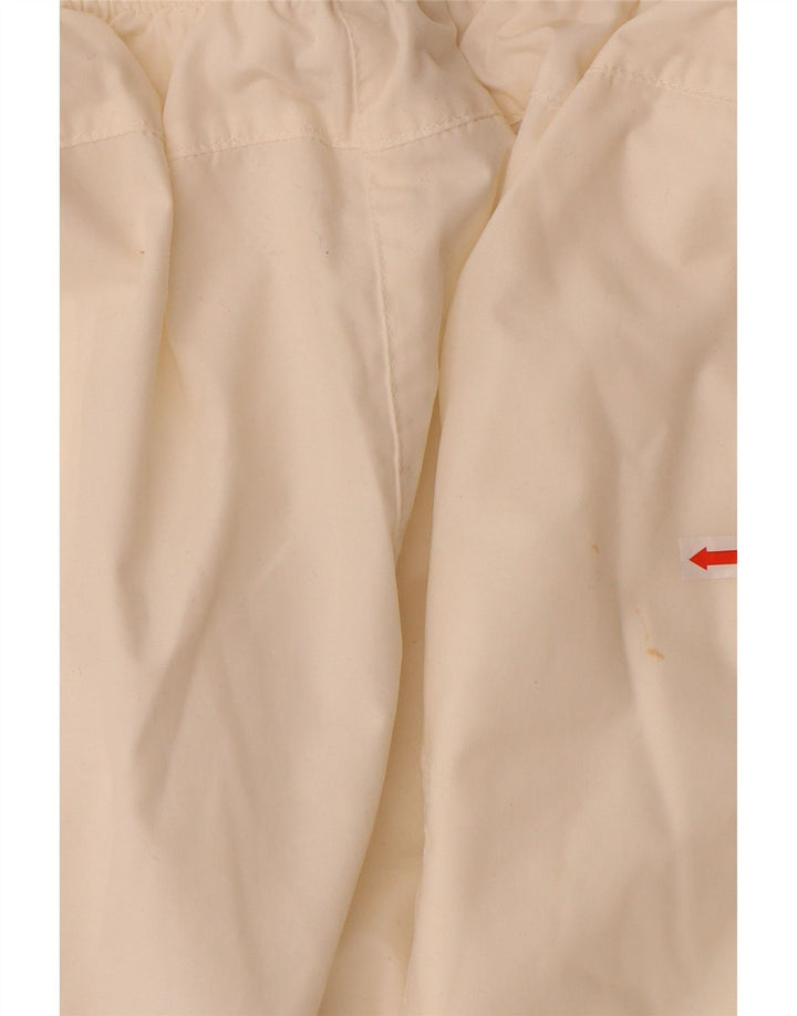 ADIDAS Bermudas deportivas para hombre, pantalones cortos deportivos grandes de poliéster blanco roto