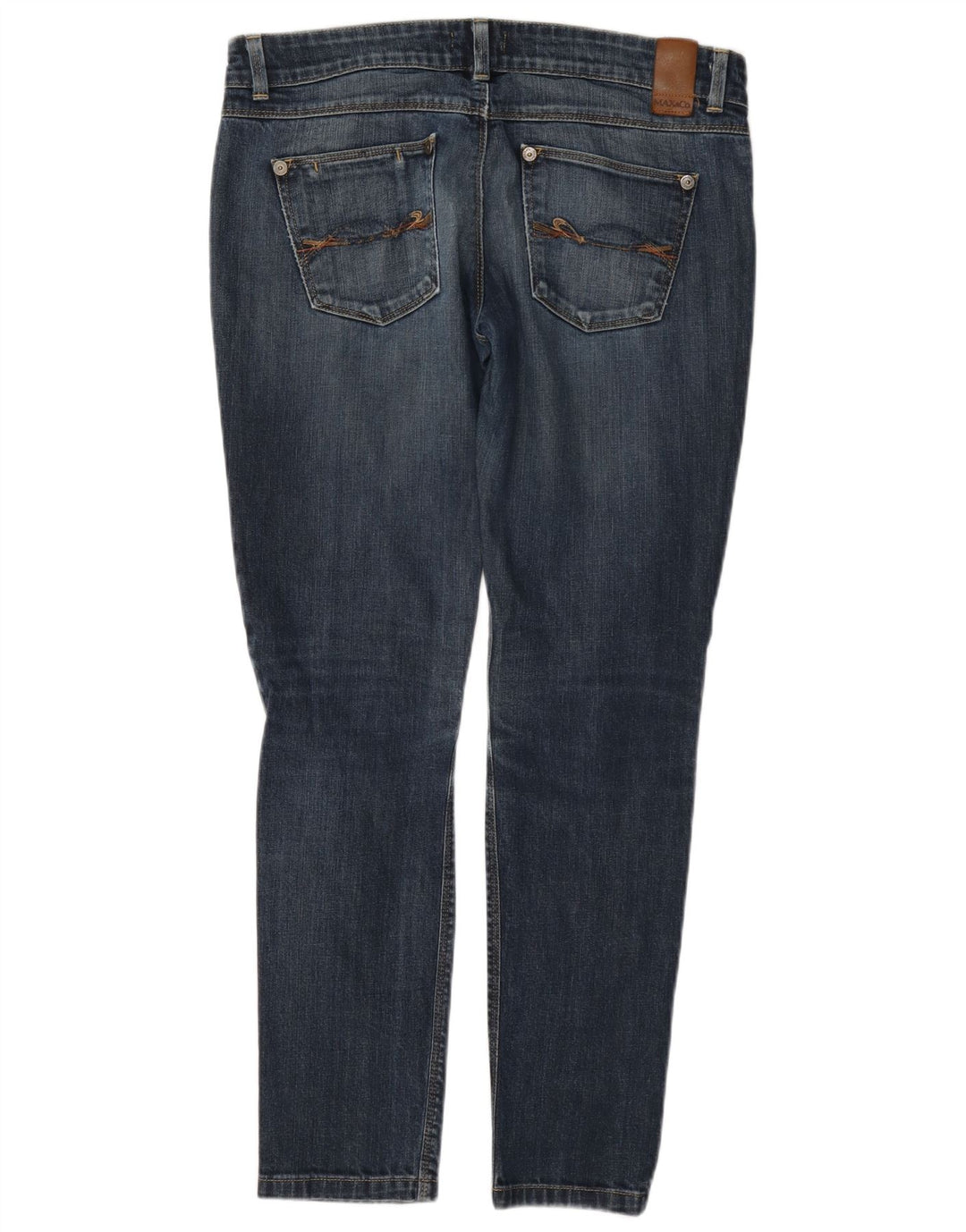 Max & Co. Vaqueros ajustados para mujer W30 L30 Algodón azul
