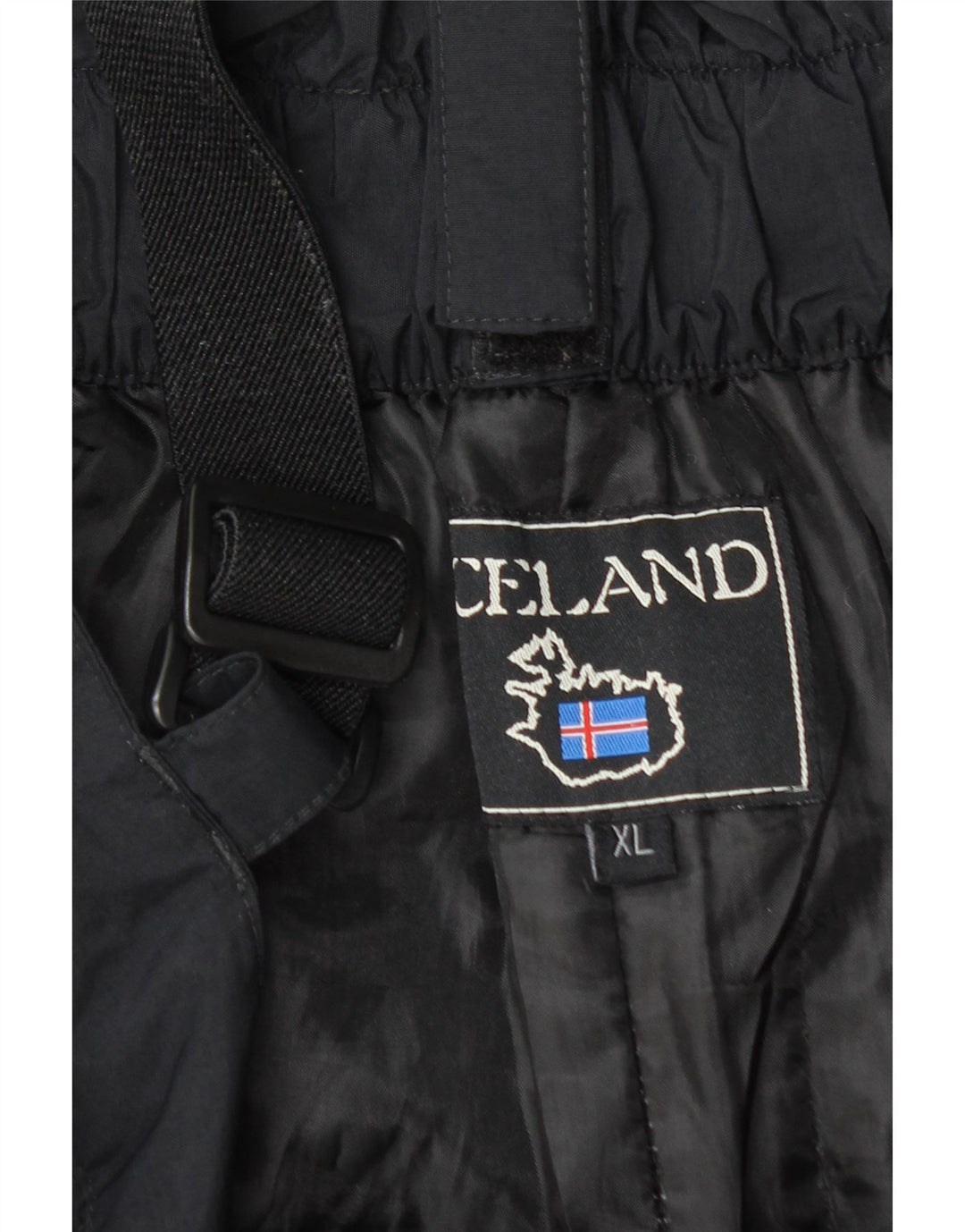 Pantalones de esquí con peto Islandia para hombre XL Nylon negro