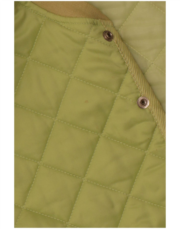 RIFLE Chaleco acolchado para hombre UK 38 Poliamida verde medio