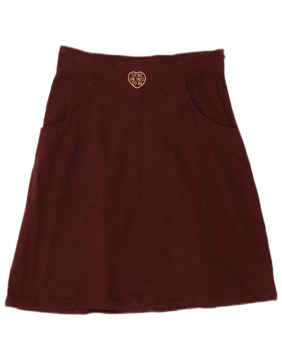 Iceberg Falda Acampanada Cento / Cento para Mujer IT 42 Medium W26 Borgoña