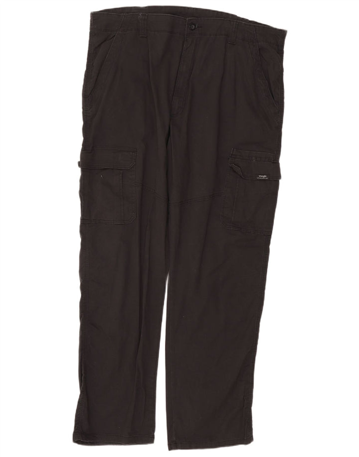 WRANGLER Pantalón cargo recto para hombre W40 L32 Algodón negro