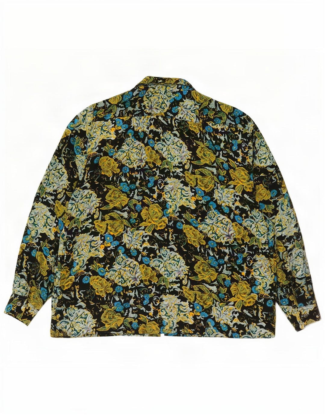 Camisa vintage para mujer EU 41/42 Grande multicolor floral