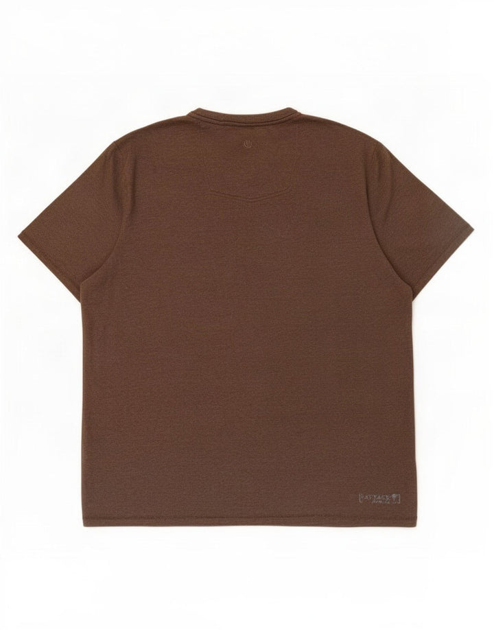 Camiseta gráfica para hombre Fat Face Top 2XL Algodón marrón